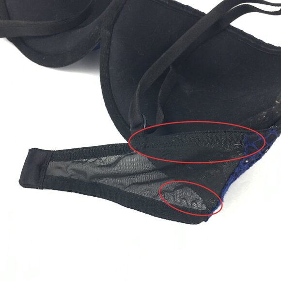 Y2K Lace Balconet Push-Up Bra - Picture 8 of 8